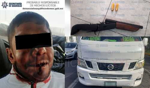 Casi linchan a ladrón de pasajeros en Neza, pero llegó la policía